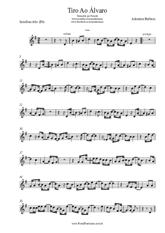 24195 Partitura - Tiro Ao Álvaro - Saxofone Alto (Eb)