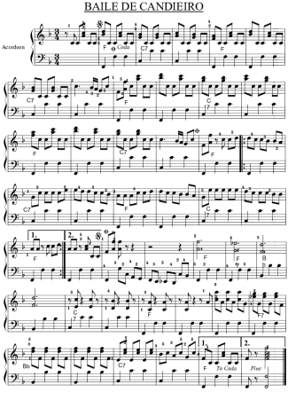2026 Partitura - Baile de Candieiro - Acordeon