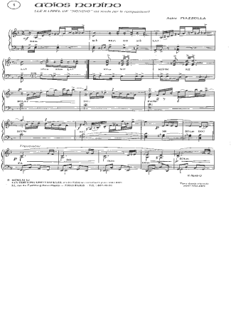 21330 Partitura - Adios Nonino - Piano