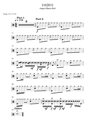 40418 Partitura - 1162011 - Bateria