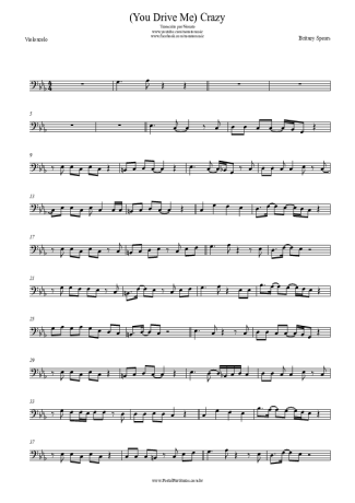 24741 Partitura - (You Drive Me) Crazy - Violoncelo