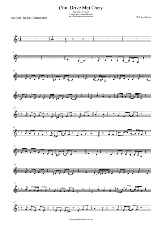 27929 Partitura - (You Drive Me) Crazy - Clarinete (Bb)