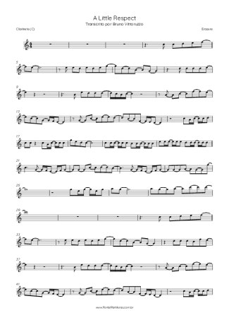 44202 Partitura - A Little Respect - Clarinete (C)