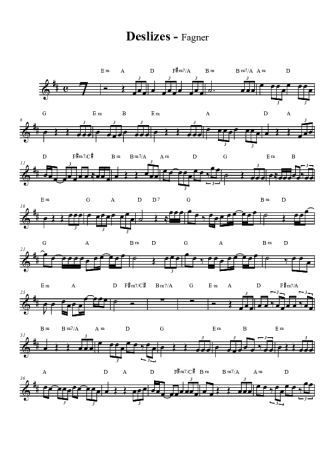 1476 Partitura - Deslizes - Saxofone Tenor Soprano (Bb)