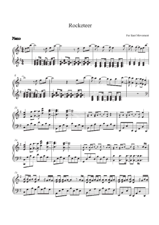 695 Partitura - Rocketeer (feat Ryan Tedder) - Piano