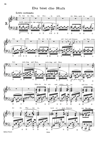37631 Partitura - 12 Lieder Von Franz Schubert Nº03 S.558 - Piano