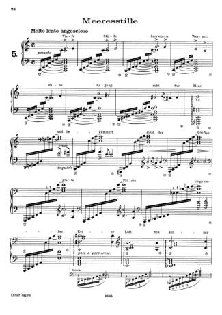 37633 Partitura - 12 Lieder Von Franz Schubert Nº05 S.558 - Piano