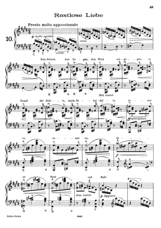 37638 Partitura - 12 Lieder Von Franz Schubert Nº10 S.558 - Piano