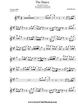 4304 Noter - The Dance - Trumpet
