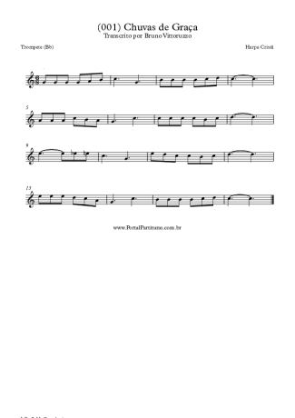 19730 Partitura - (001) Chuvas De Graça - Trompete