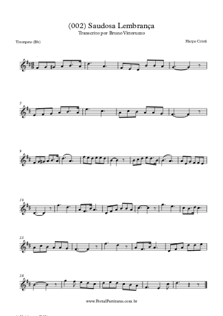 19741 Partitura - (002) Saudosa Lembrança - Trompete