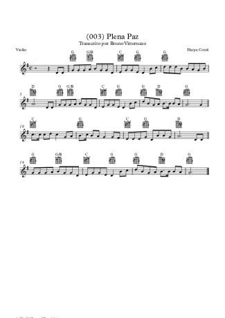 19754 Partitura - (003) Plena Paz - Violão