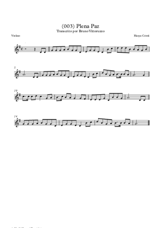 19755 Partitura - (003) Plena Paz - Violino