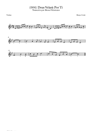 19766 Partitura - (004) Deus Velará Por Ti - Violino
