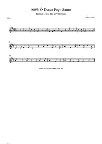 19770 Partitura - (005) Ó Desce Fogo Santo - Gaita