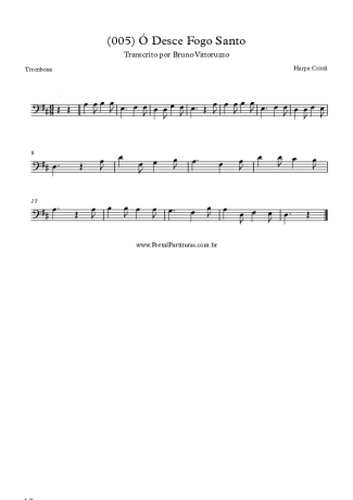 19774 Partitura - (005) Ó Desce Fogo Santo - Trombone