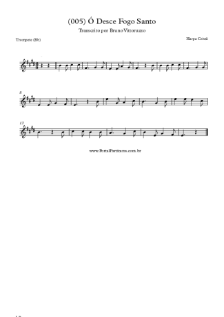 19775 Partitura - (005) Ó Desce Fogo Santo - Trompete