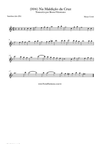 19783 Partitura - (006) Na Maldição Da Cruz - Saxofone Alto (Eb)