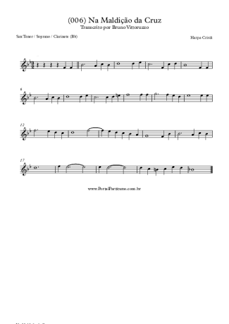 28355 Partitura - (006) Na Maldição Da Cruz - Clarinete (Bb)