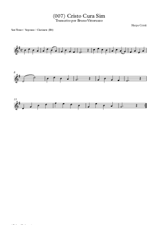 28356 Partitura - (007) Cristo Cura Sim - Clarinete (Bb)