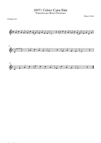 19790 Partitura - (007) Cristo Cura Sim - Clarinete (C)