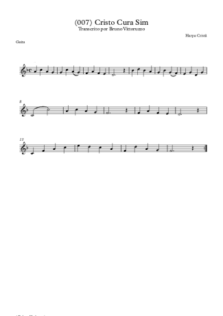 19792 Partitura - (007) Cristo Cura Sim - Gaita