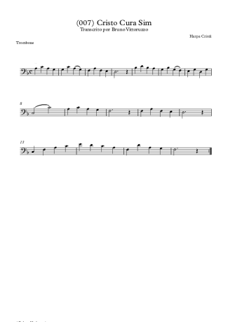 19796 Partitura - (007) Cristo Cura Sim - Trombone