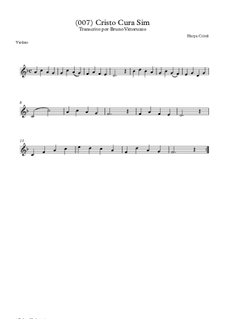 19799 Partitura - (007) Cristo Cura Sim - Violino