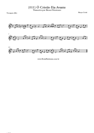 19843 Partitura - (011) Ó Cristão Eia Avante - Trompete