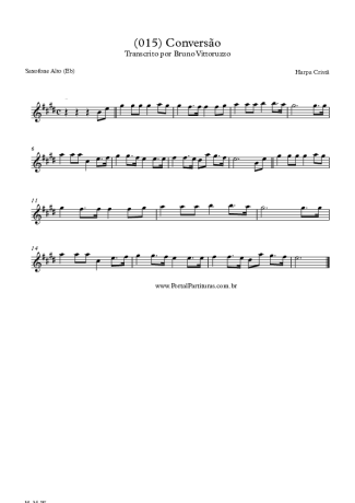 19884 Partitura - (015) Conversão - Saxofone Alto (Eb)