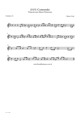 19880 Partitura - (015) Conversão - Clarinete (C)