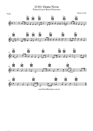 19921 Partitura - (018) Grata Nova - Violão