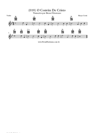 19932 Partitura - (019) O Convite De Cristo - Violão