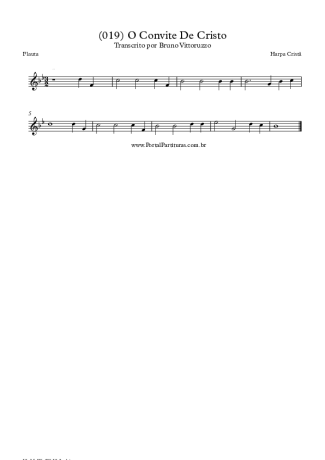 19925 Partitura - (019) O Convite De Cristo - Flauta Transversal