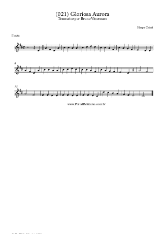 19955 Partitura - (021) Gloriosa Aurora - Flauta Transversal
