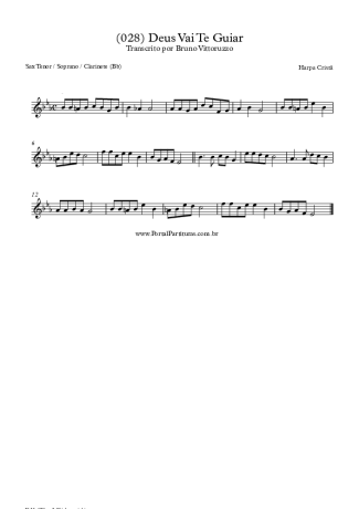 28377 Partitura - (028) Deus Vai Te Guiar - Clarinete (Bb)