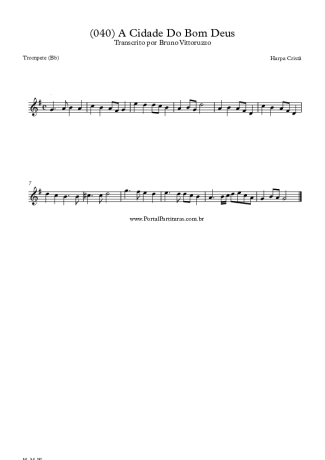 20250 Partitura - (040) A Cidade Do Bom Deus - Trompete