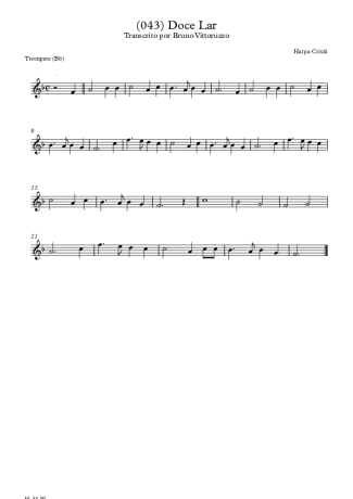 20283 Partitura - (043) Doce Lar - Trompete