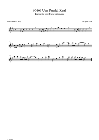 20314 Partitura - (046) Um Pendão Real - Saxofone Alto (Eb)