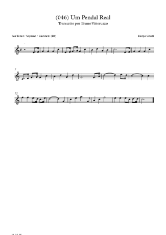 28395 Partitura - (046) Um Pendão Real - Clarinete (Bb)