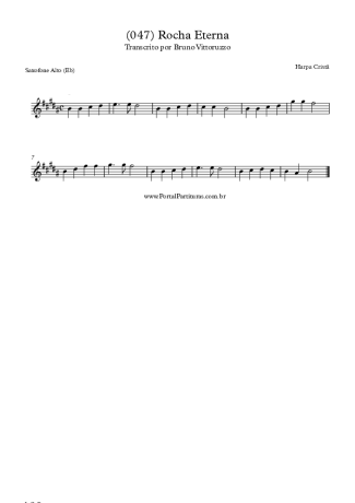 20325 Partitura - (047) Rocha Eterna - Saxofone Alto (Eb)