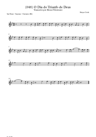 28397 Partitura - (048) O Dia Do Triunfo De Deus - Clarinete (Bb)