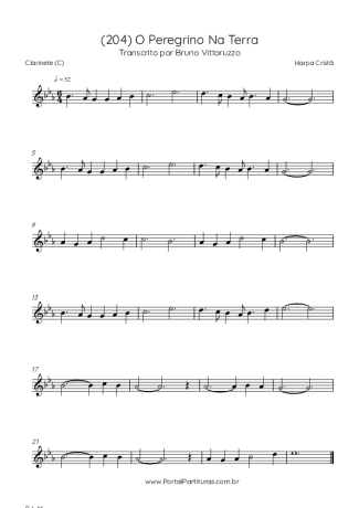 33161 Partitura - (204) O Peregrino Na Terra - Clarinete (C)