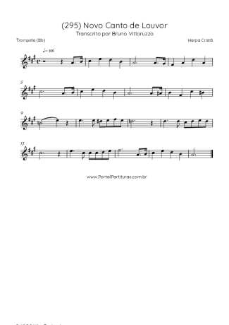 39841 Partitura - (295) Novo Canto De Louvor - Trompete