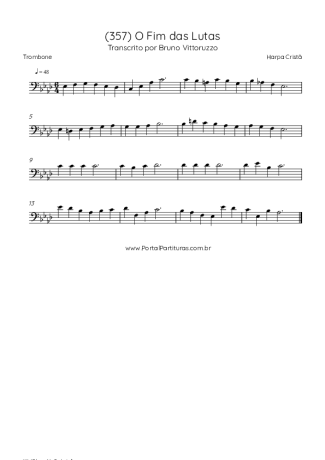42981 Partitura - (357) O Fim Das Lutas - Trombone