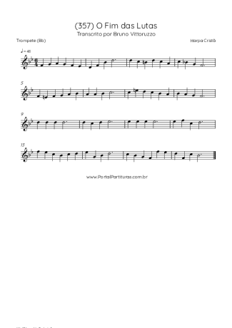 42982 Partitura - (357) O Fim Das Lutas - Trompete