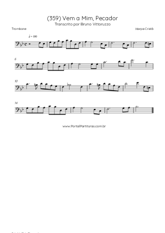 43005 Partitura - (359) Vem A Mim Pecador - Trombone