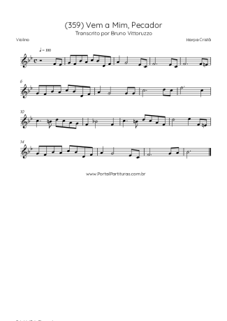 43008 Partitura - (359) Vem A Mim Pecador - Violino