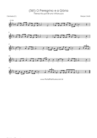 43023 Partitura - (361) O Peregrino E A Glória - Clarinete (C)