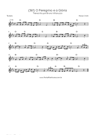 43028 Partitura - (361) O Peregrino E A Glória - Teclado